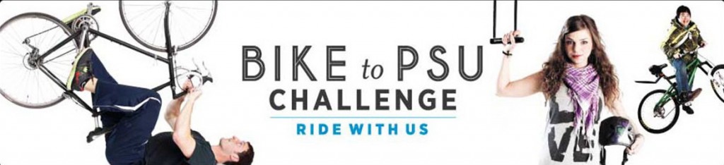 Bike-to-PSU-challenge banner graphic