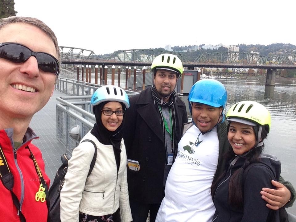 Some newly made friends from Canada.